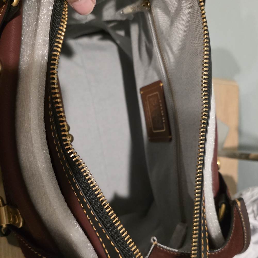 1941 COACH ROGUE 36 OXBLOOD SUEDE NEW! - Picture 10 of 12